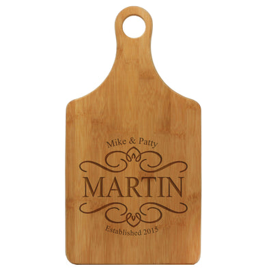 Cheese Board With Engraved Names