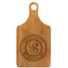 Paddle Cutting Board "Barnetts Curly Initial"