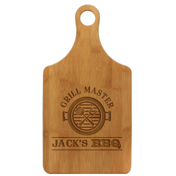 Paddle Cutting Board "Grill Master - Jack's BBQ"