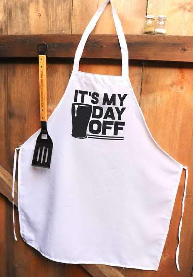 Chef Apron, Custom Apron, Personalized Apron "It's My Day Off"