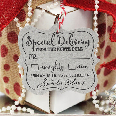 Gift Tag Stamp "Special Delivery"