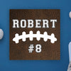 Football Wall Door Sign, Kid's Room Sign, Custom Wall Sign, "Robert"