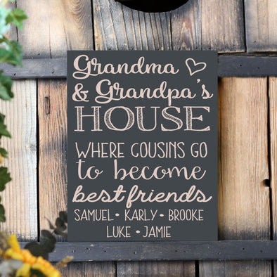 Personalized Grandma & Grandpa's House