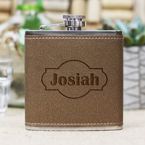 Personalized Flask - "Josiah"
