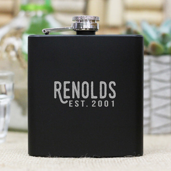 Personalized Flask - "Reynolds"