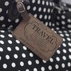 "Travel Quote" Personalized Leather Luggage Tag