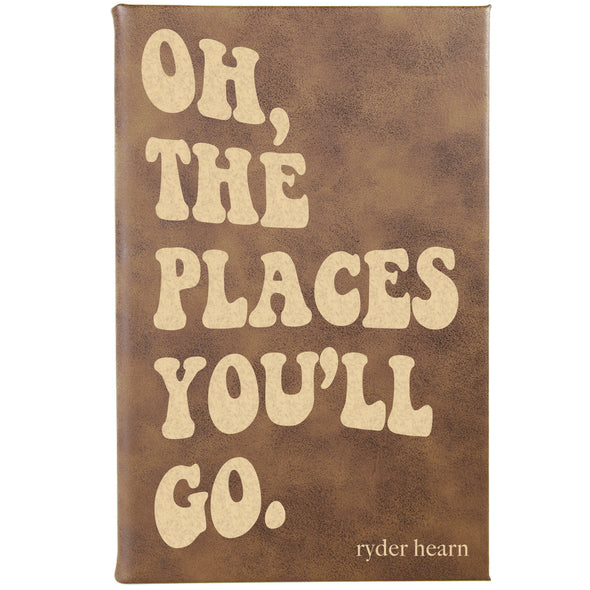 Personalized Journal - "Oh, The Places You'll Go"