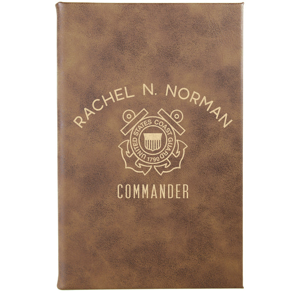 Personalized Journal - "Commander With Anchors"