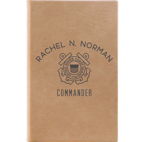 Personalized Journal - "Commander With Anchors"