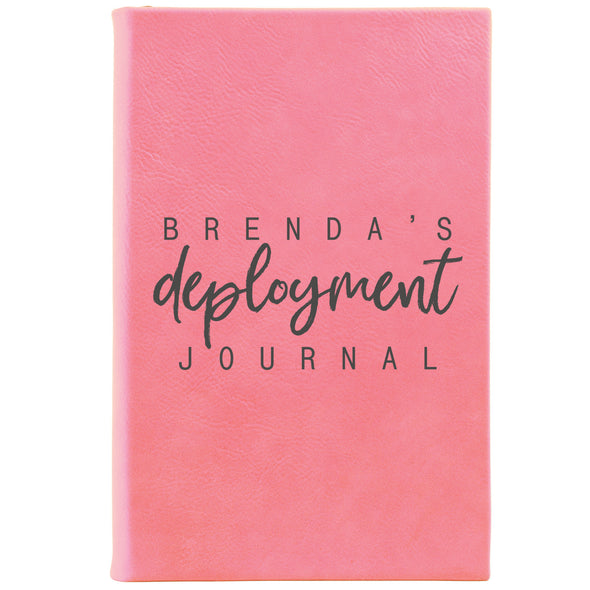 Personalized Journal, Notebook, deployment, military