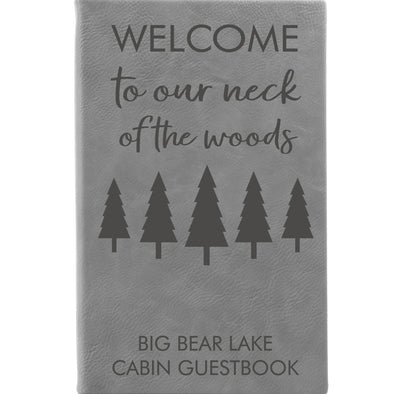 Personalized Notepad or Personalized Journal: Welcome to Our Neck of the Woods