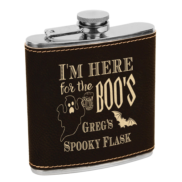 Custom Halloween Flask, Ship Captain Flask, Custom Flask, Personalized Flask