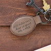 Personalized Engraved Genuine Leather Key Chain