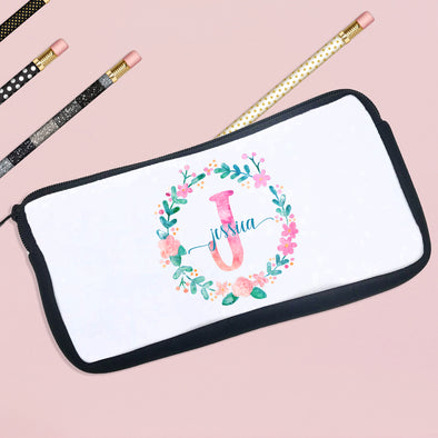 Personalized Pencil Case Initial With Name