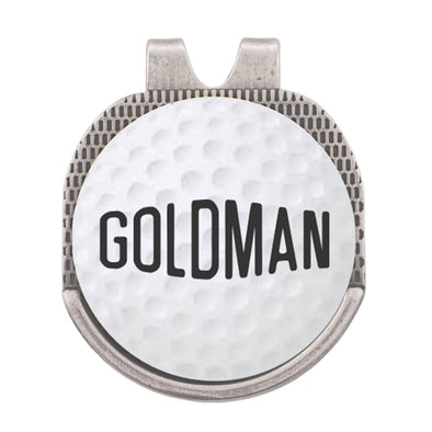 Personalized Last Name Golf Marker Hat Clip