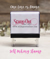 Self Inking Stamper for One line stamps