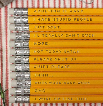 Funny Sarcastic Pencils