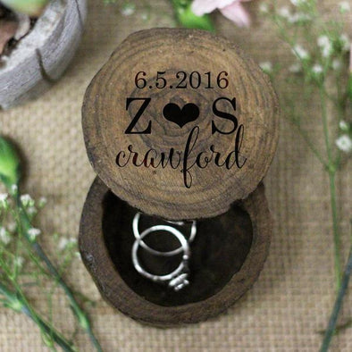 The Perfect Proposal, Personalized Wooden Ring Box
