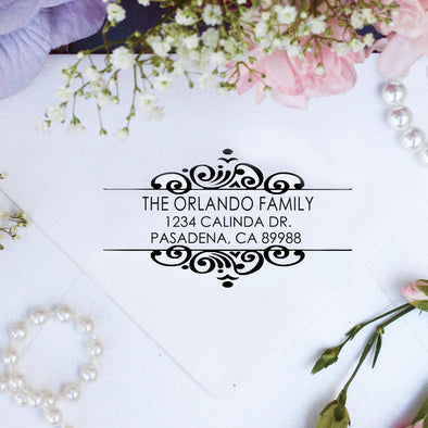 Return Address Stamp "Orlando Family"