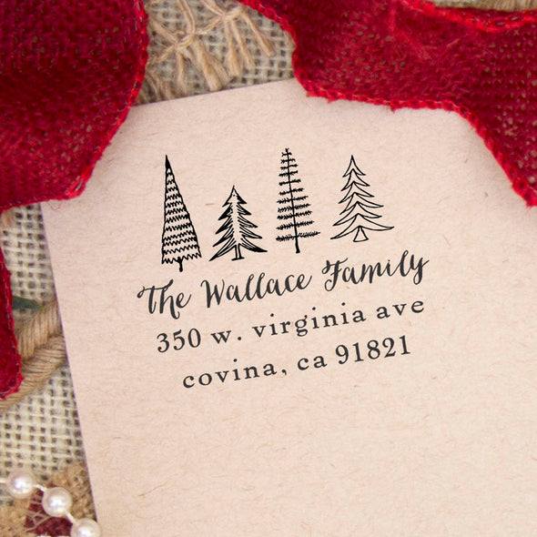 Return Address Stamp "Wallace Family"