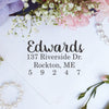 Return Address Stamp "Edwards"