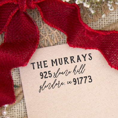 Return Address Stamp "The Murrays"