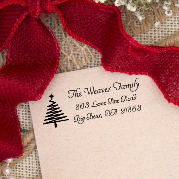 Return Address Stamp "The Weaver Family"
