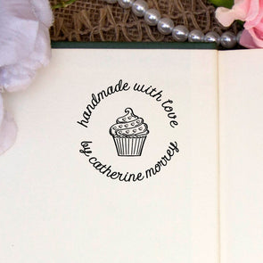 Personalized stamp handmade with love