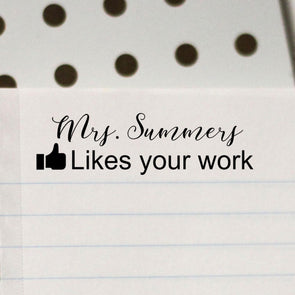 Teacher Stamp "Mrs Summers" Facebook Likes