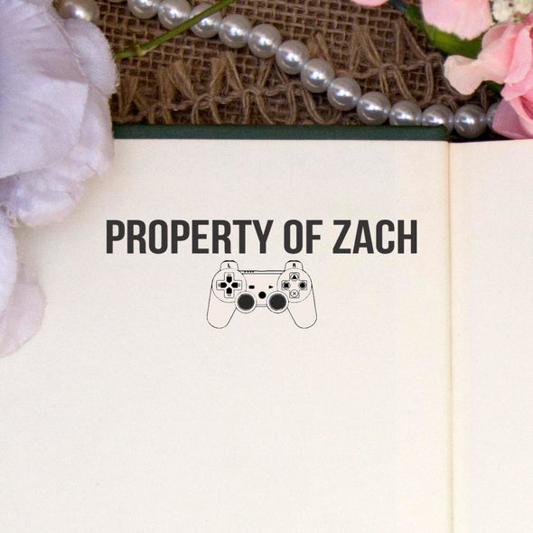 Personalized Property of Stamp - "Zach" Video Game