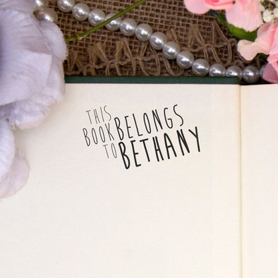 Personalized Book Belongs to Stamp - "Bethany"