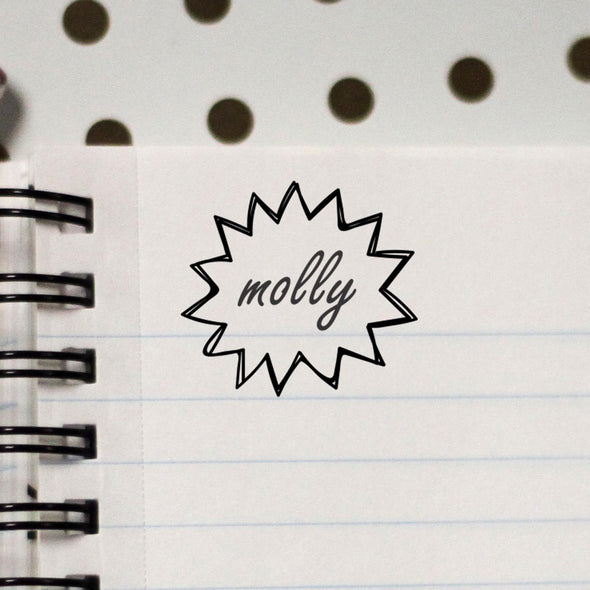 Personalized Kids Name Stamp - "Molly"