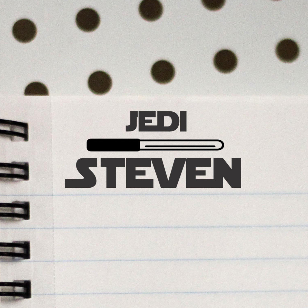 Personalized Kids Name Stamp - Jedi Steven – Stamp Out