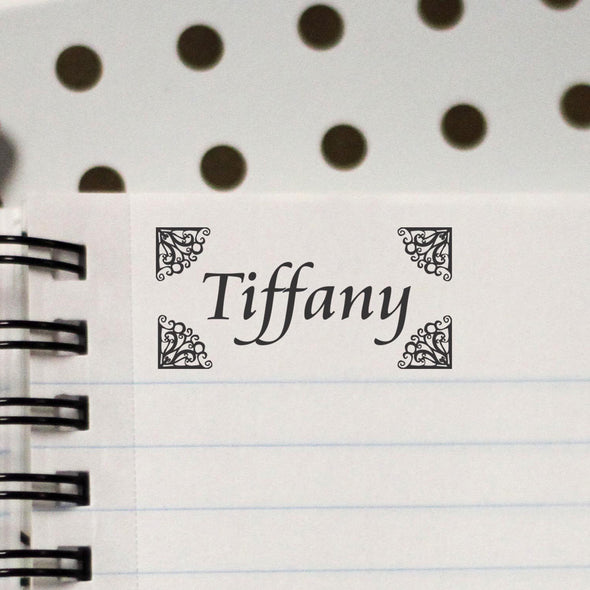 Personalized Kids Name Stamp - "Tiffany" Borders