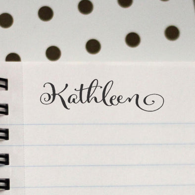 Personalized Kids Name Stamp - "Kathleen"