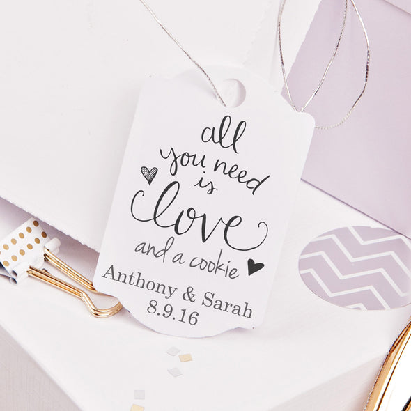 Love & Cookies "Anthony & Sarah" Wedding Favor Stamp