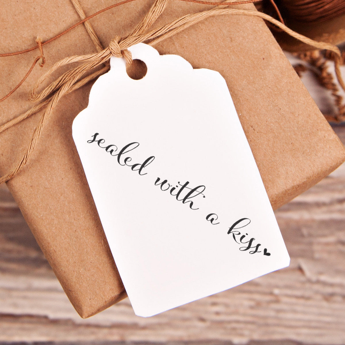 wedding gift bag tags and stamp