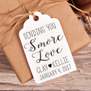 S'more Love Wedding Favor Stamp