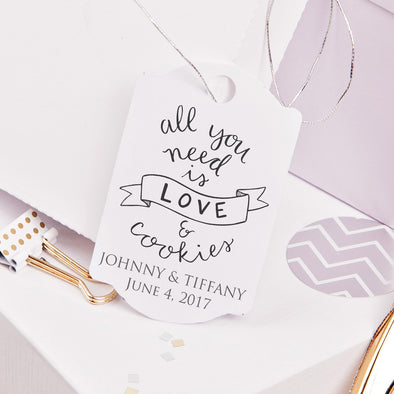 Love & Cookies "Johnny & Tiffany" Wedding Favor Stamp