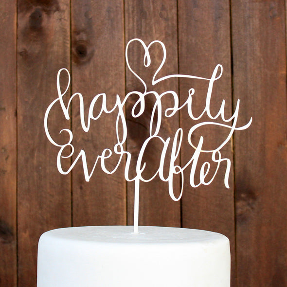 Cake Topper "Happily Ever After"