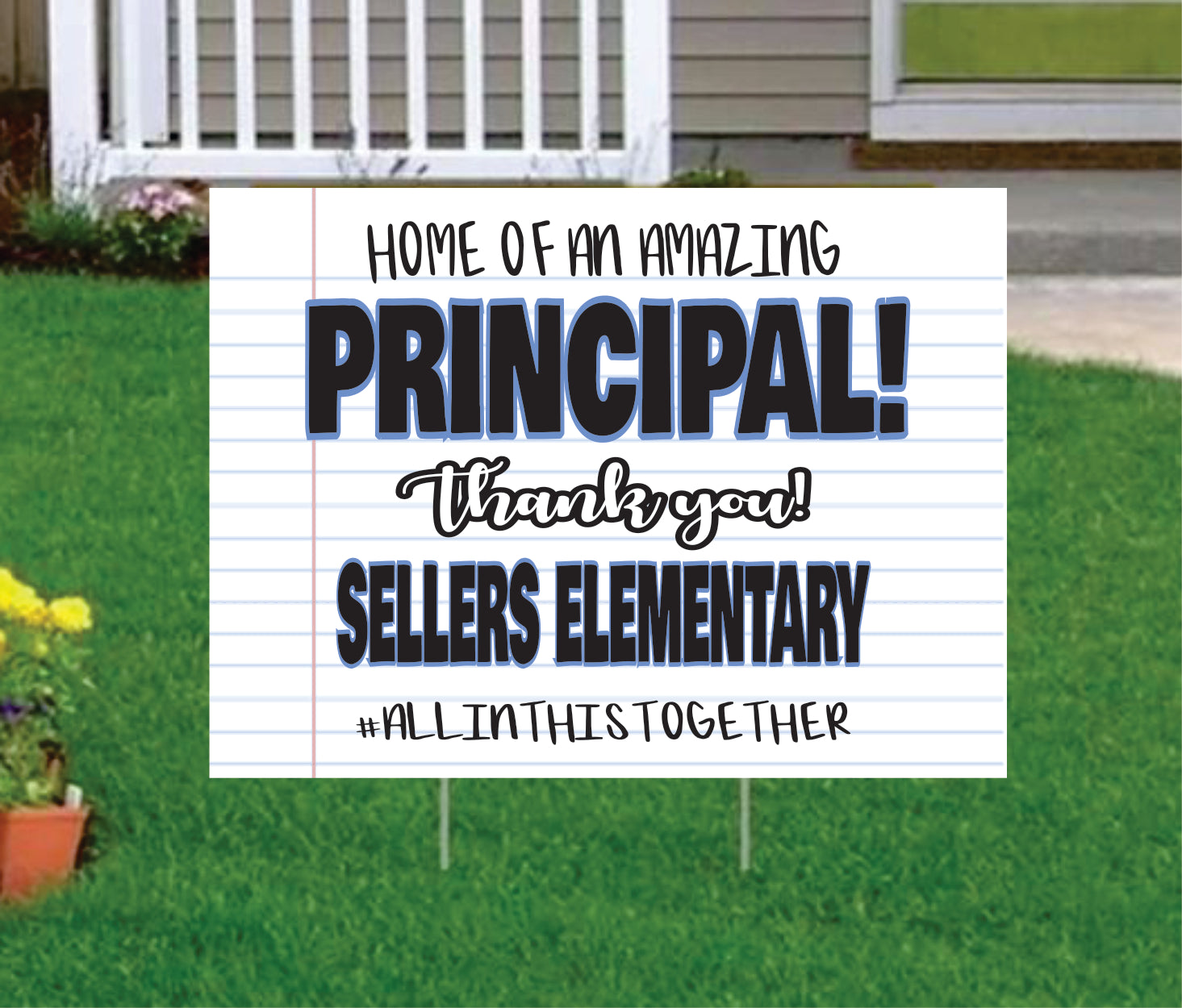Principle Teacher Appreciation Yard Sign Stamp Out principle-teacher-appreciation-yard-sign-stamp-out