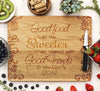 Cutting Board "Good Food"