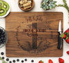 Cutting Board "Cartwrights Family - We Serve the Lord"