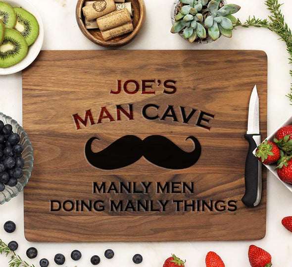 Cutting Board "Joe's Man Cave"