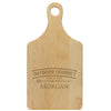 Paddle Cutting Board "Outdoor Gourmet"