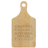 Paddle Cutting Board "Grandma Rhonda's Kitchen"