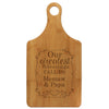 Paddle Cutting Board "Our Greatest Blessings Call Us Memaw & Papa"