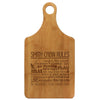 Paddle Cutting Board "Smith Cabin Rules"