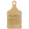 Paddle Cutting Board "Smith Cabin Rules"