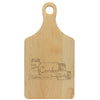 Paddle Cutting Board "Camden Family Mason Jars"